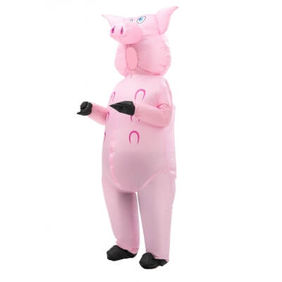 Надувной карнавальный костюм Свинья-3