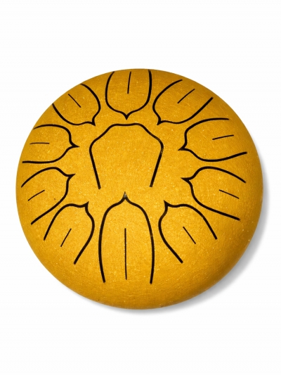 Глюкофон барабан Zani 11 тонов 15 см, золотой-1